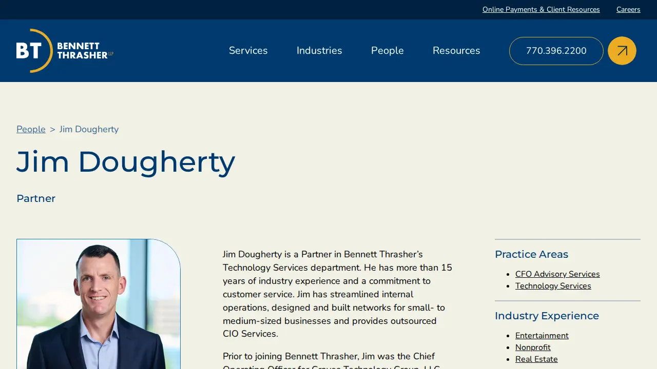 Bennett Thrasher (BT) page