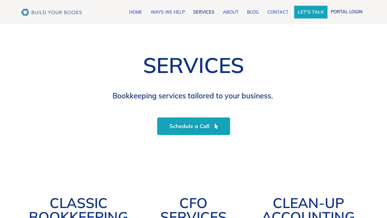 Build Your Books, LLC page