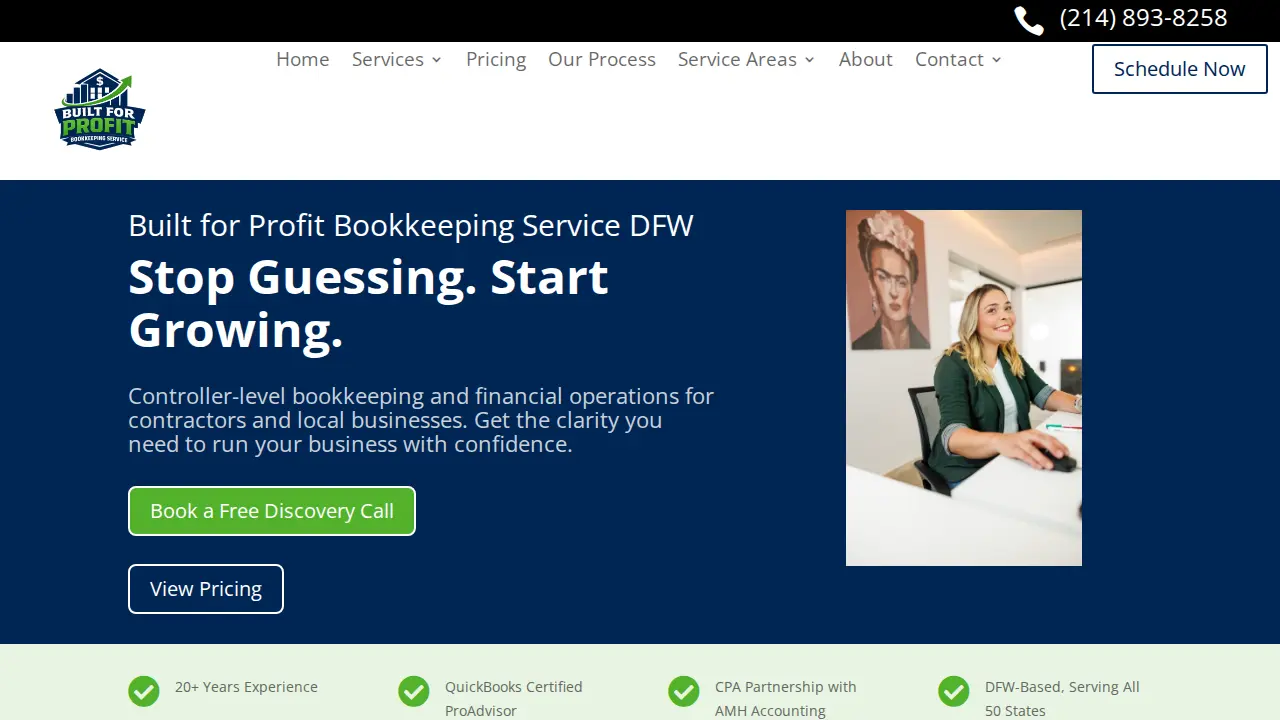 Built For Profit Bookkeeping Service