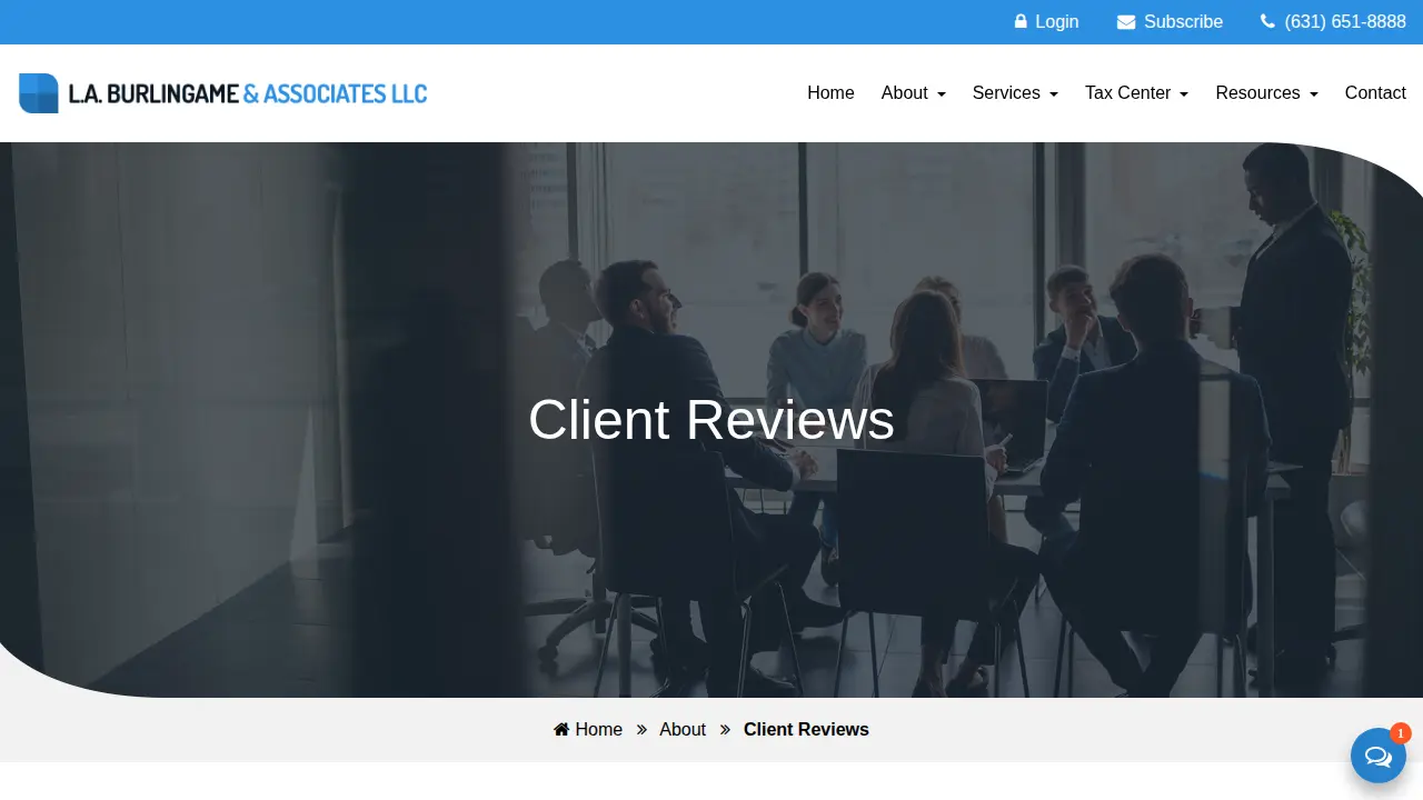 L.A. Burlingame & Associates LLC page