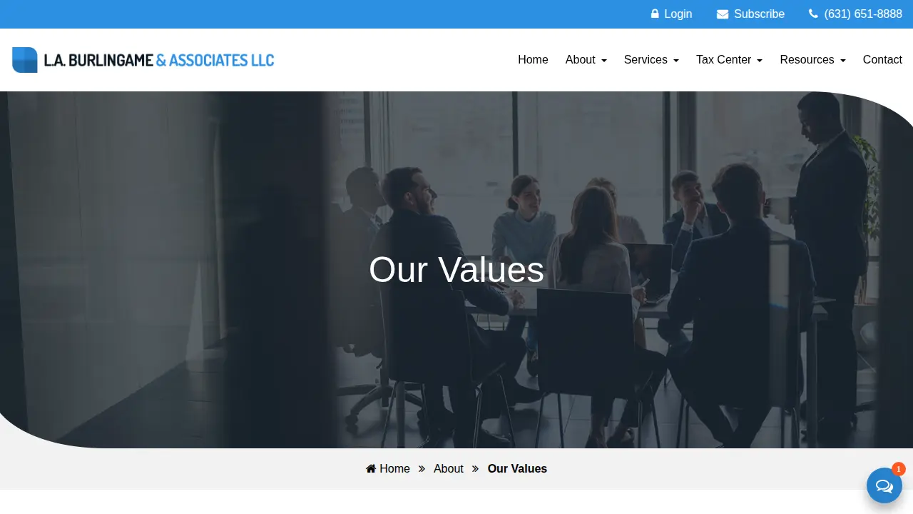 L.A. Burlingame & Associates LLC page