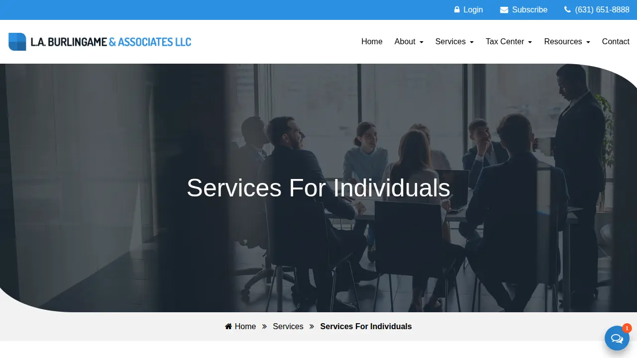 L.A. Burlingame & Associates LLC page