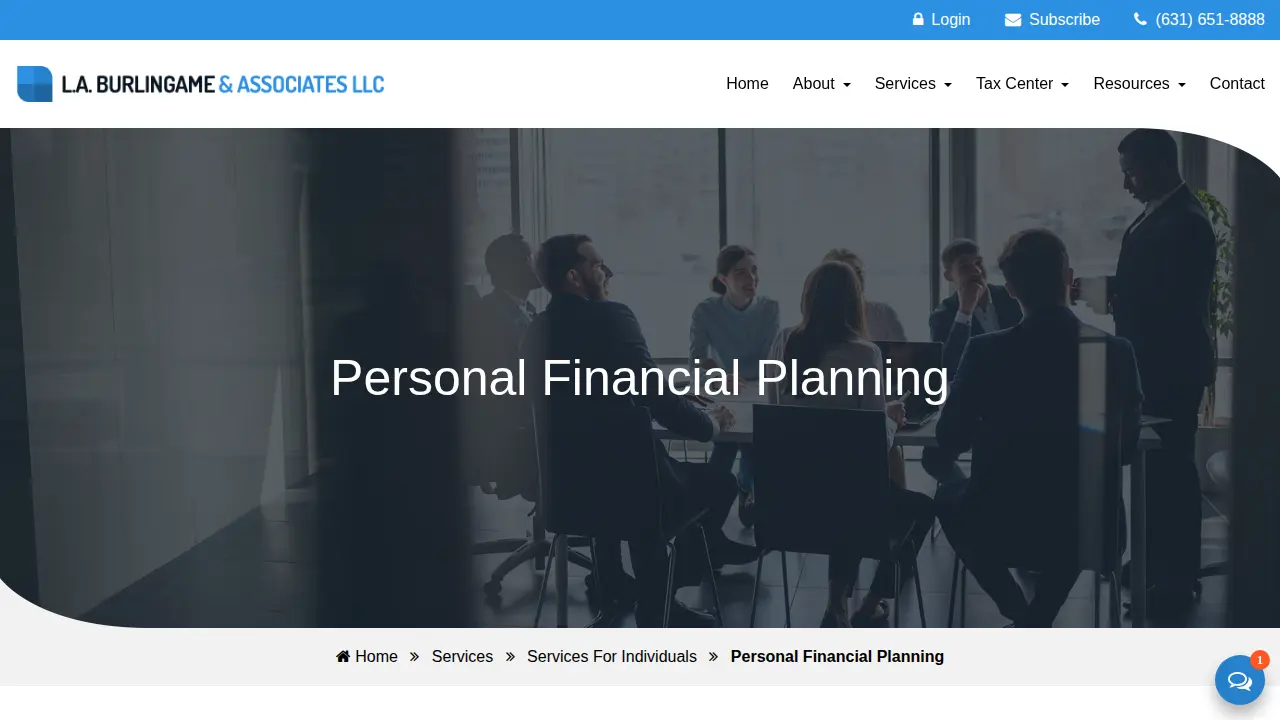 L.A. Burlingame & Associates LLC page