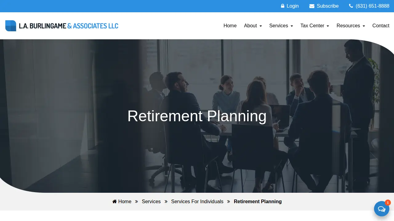 L.A. Burlingame & Associates LLC page