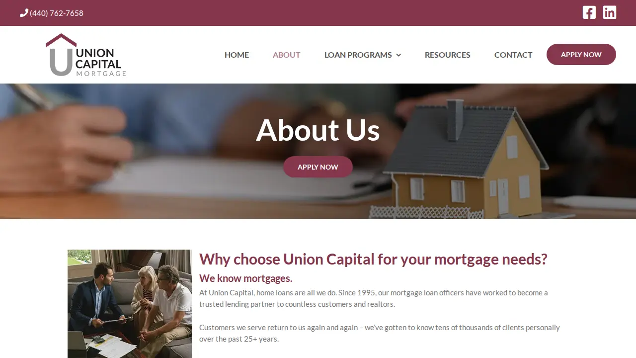 The Burris & Sparks Team at Union Capital Mortgage | Grove City, OH page
