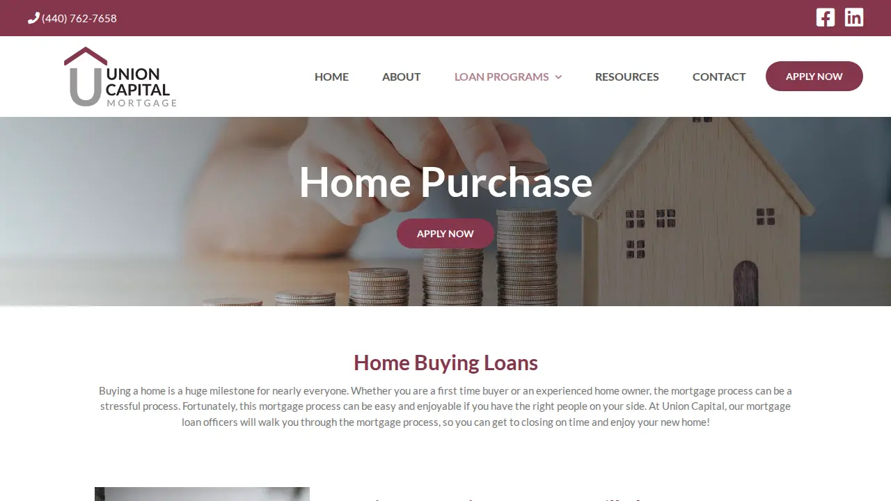 The Burris & Sparks Team at Union Capital Mortgage | Grove City, OH page