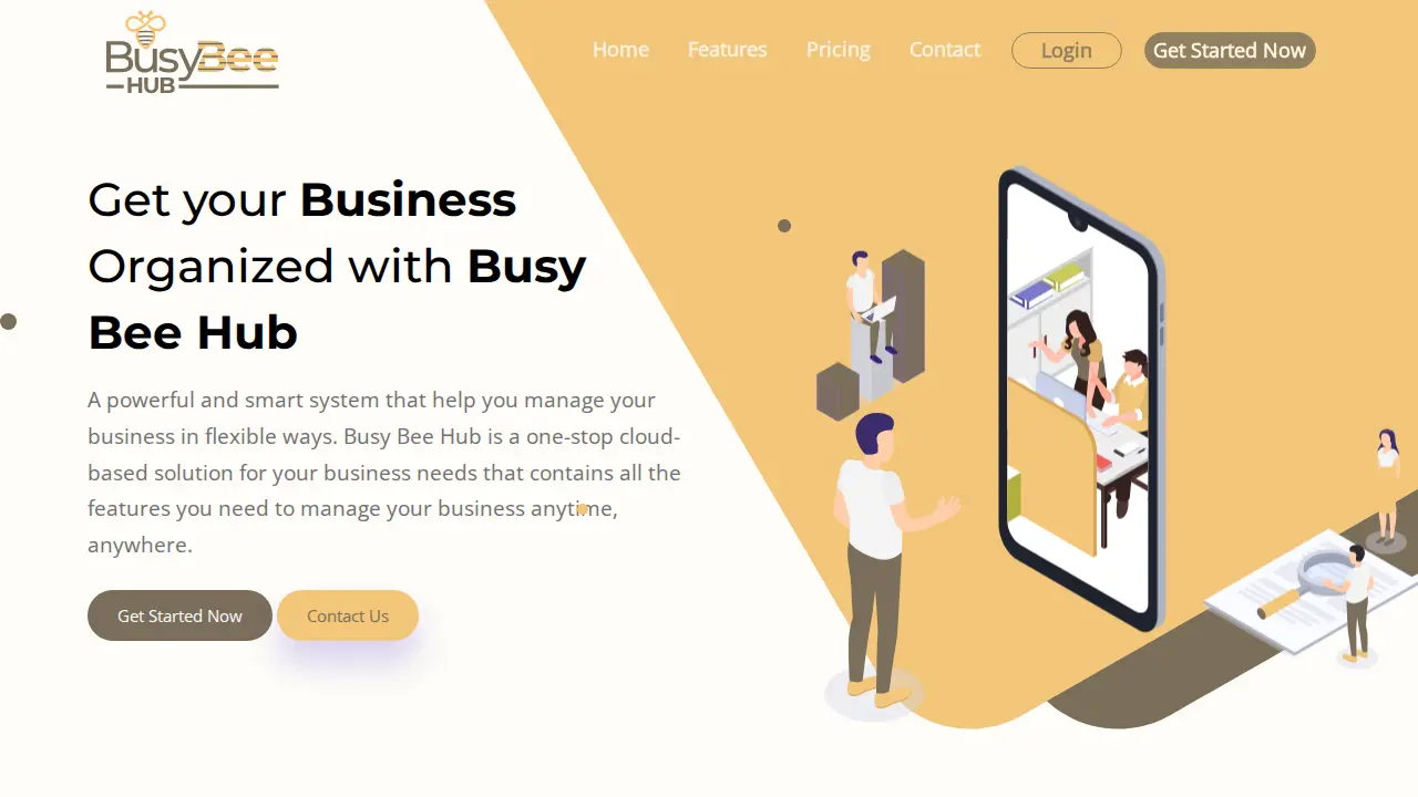 Busy Bee Hub website