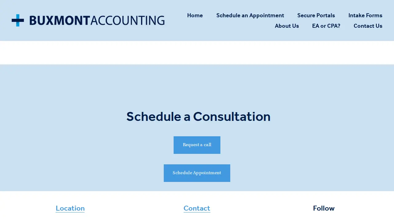 BuxMont Accounting, LLC page