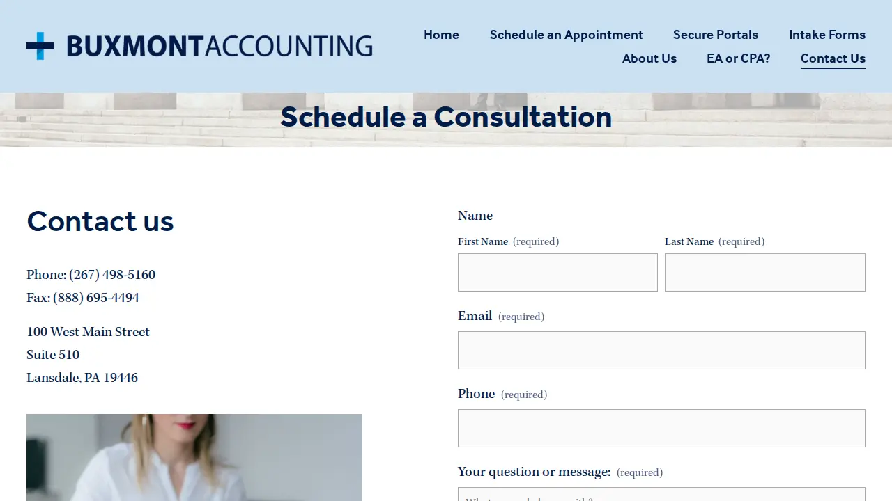 BuxMont Accounting, LLC page