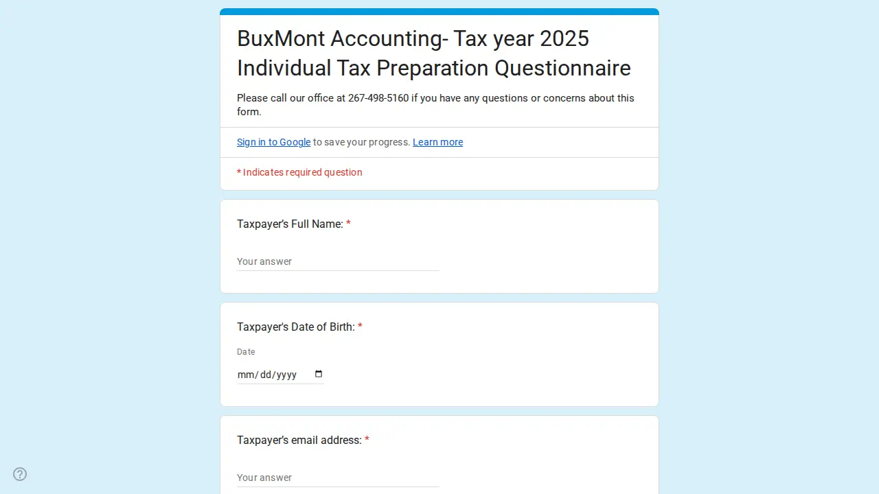BuxMont Accounting, LLC page