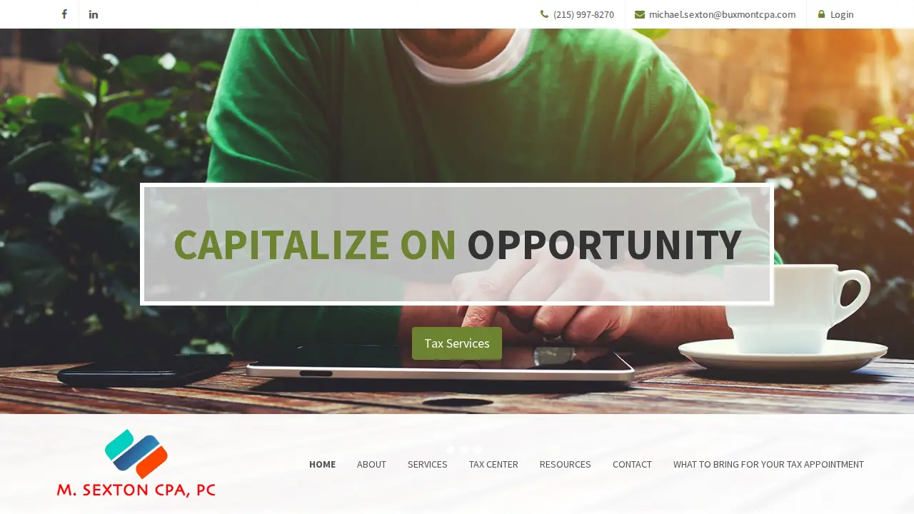 M. Sexton, CPA PC page