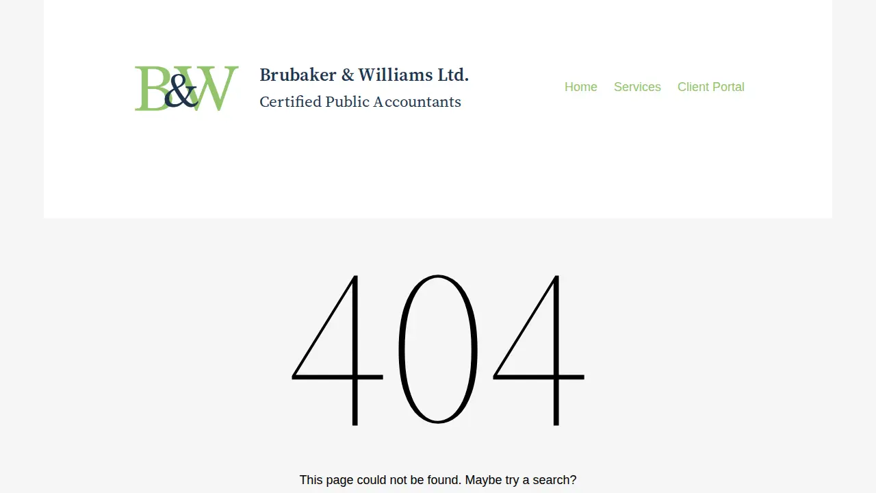 Brubaker & Williams, LTD. page