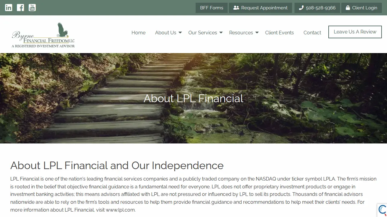 Byrne Financial Freedom, LLC page