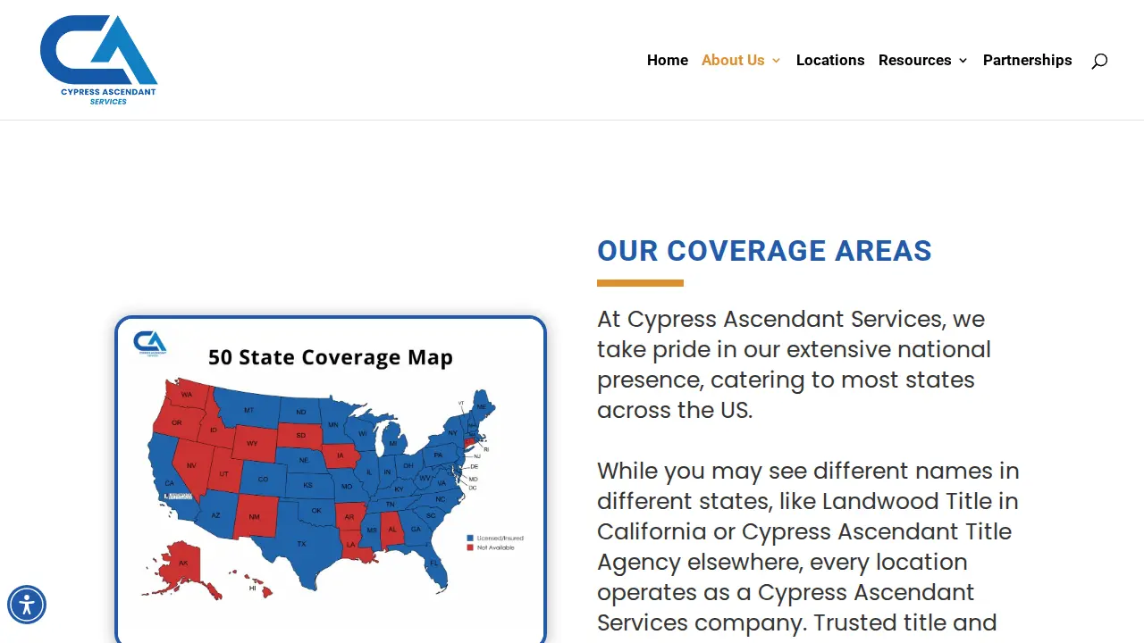 Cypress Ascendant Services page