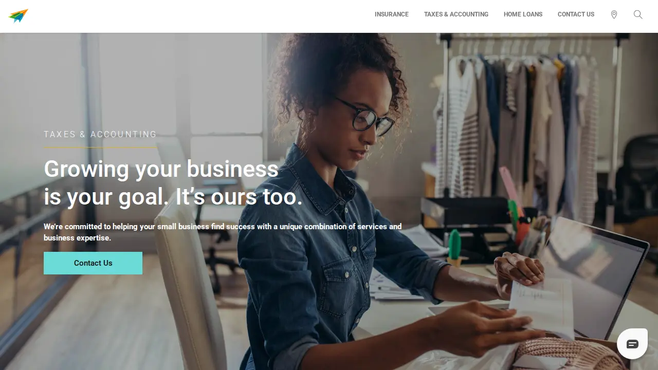 CAA Financial page