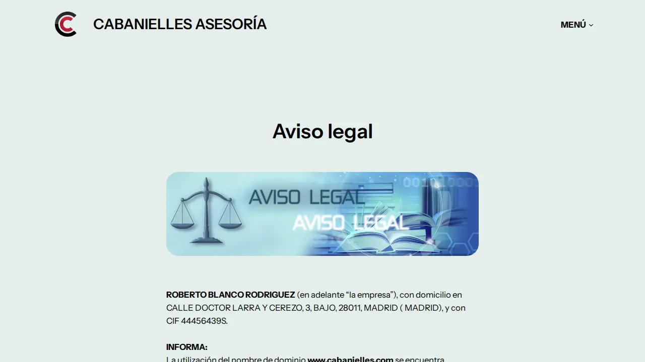 CABANIELLES ASESORÍA page