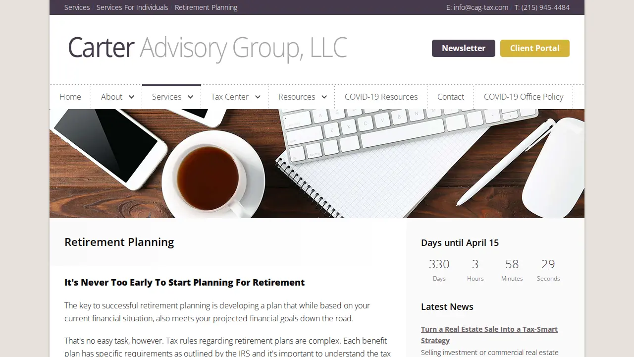 Carter Advisory Group LLC page