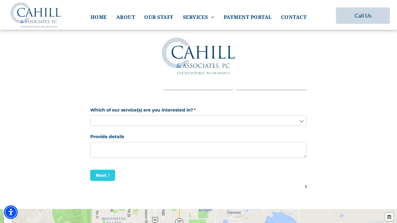 Cahill & Associates, P.C. page
