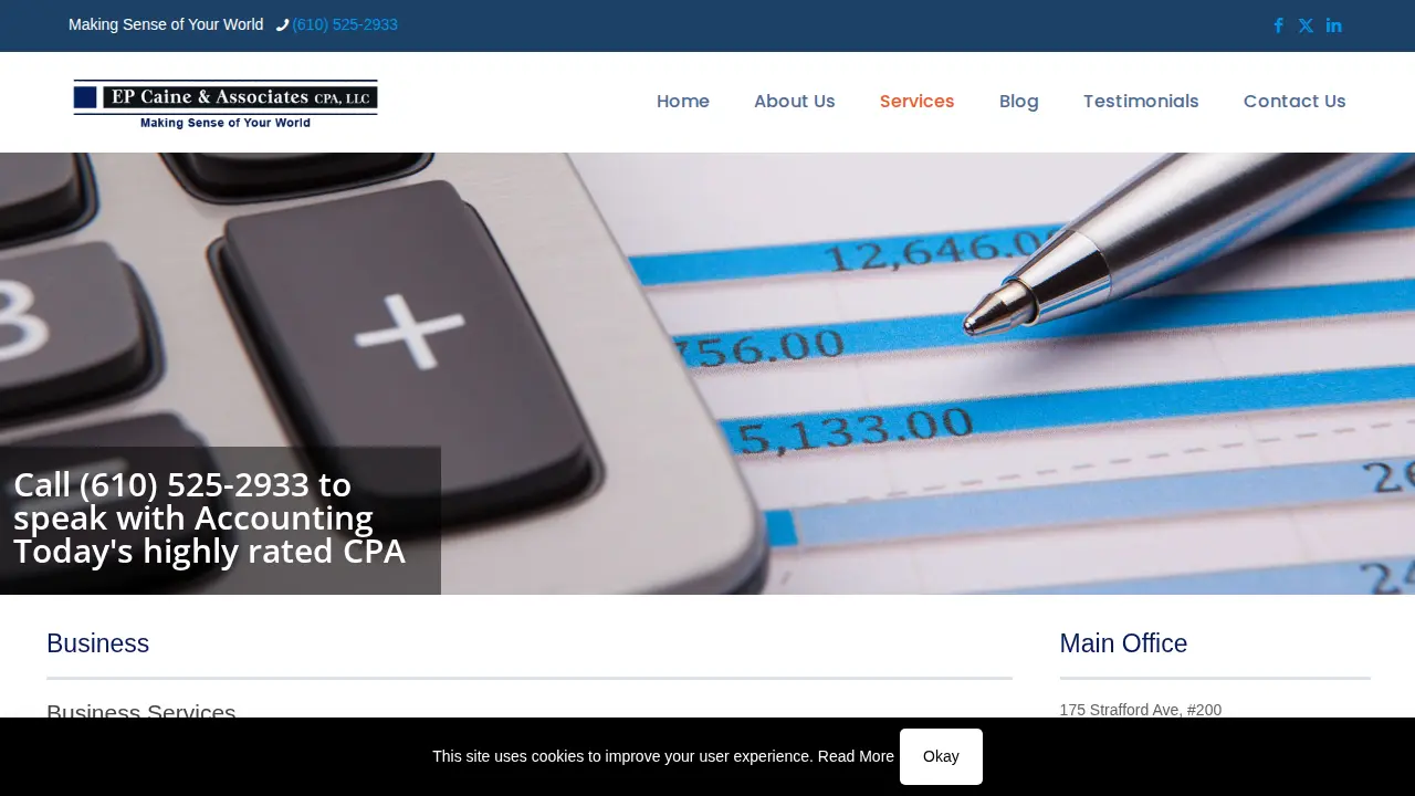 EP Caine & Associates CPA, LLC page