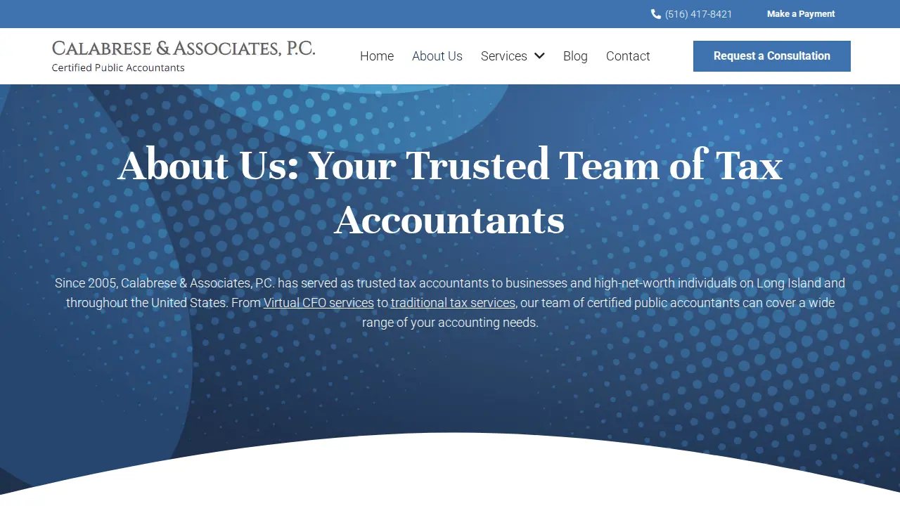 Calabrese and Associates CPA, P.C. page