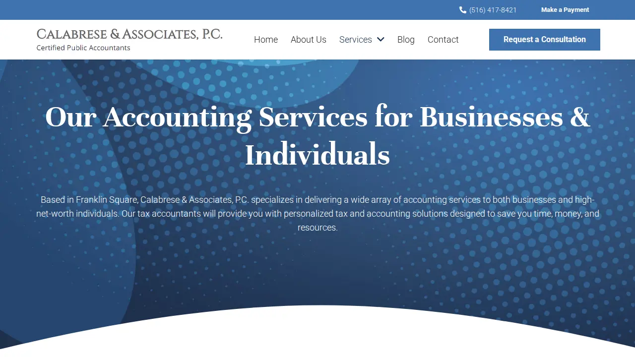 Calabrese and Associates CPA, P.C. page