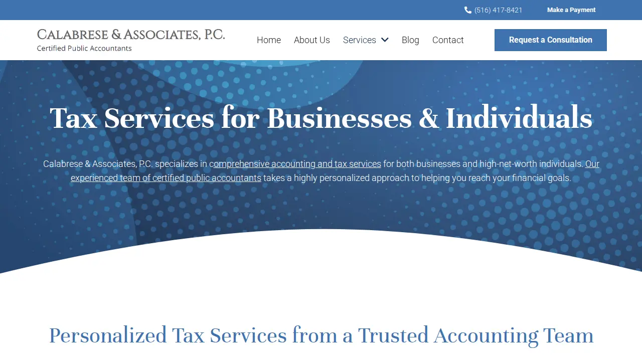Calabrese and Associates CPA, P.C. page