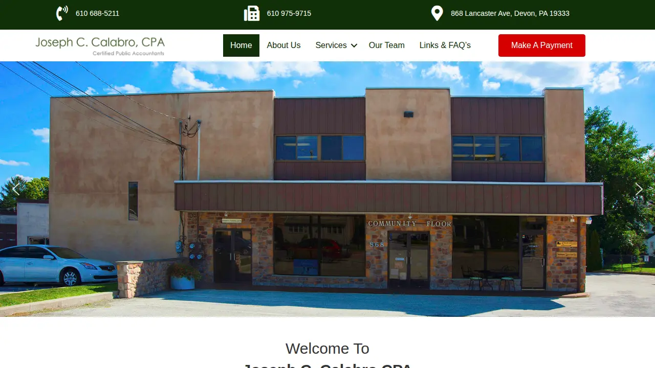 Joseph C. Calabro CPA