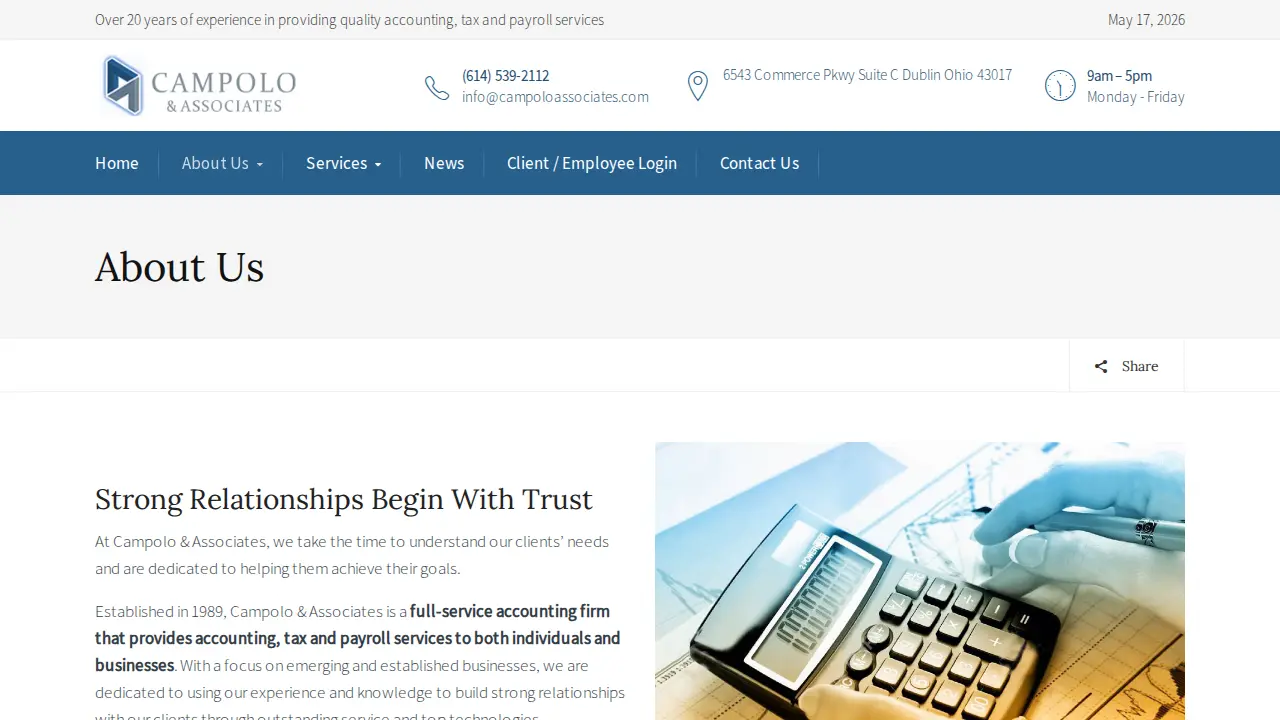 Campolo & Associates page