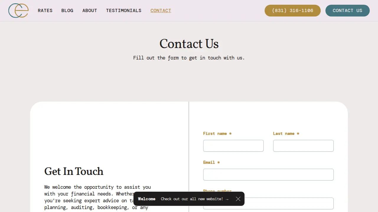 Candace Ebert & Company page