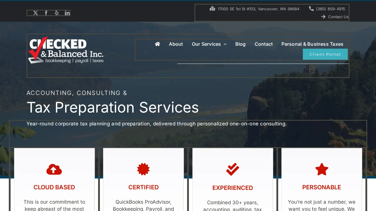 CHECKED & BALANCED INC
