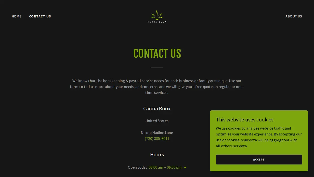 Canna Boox page