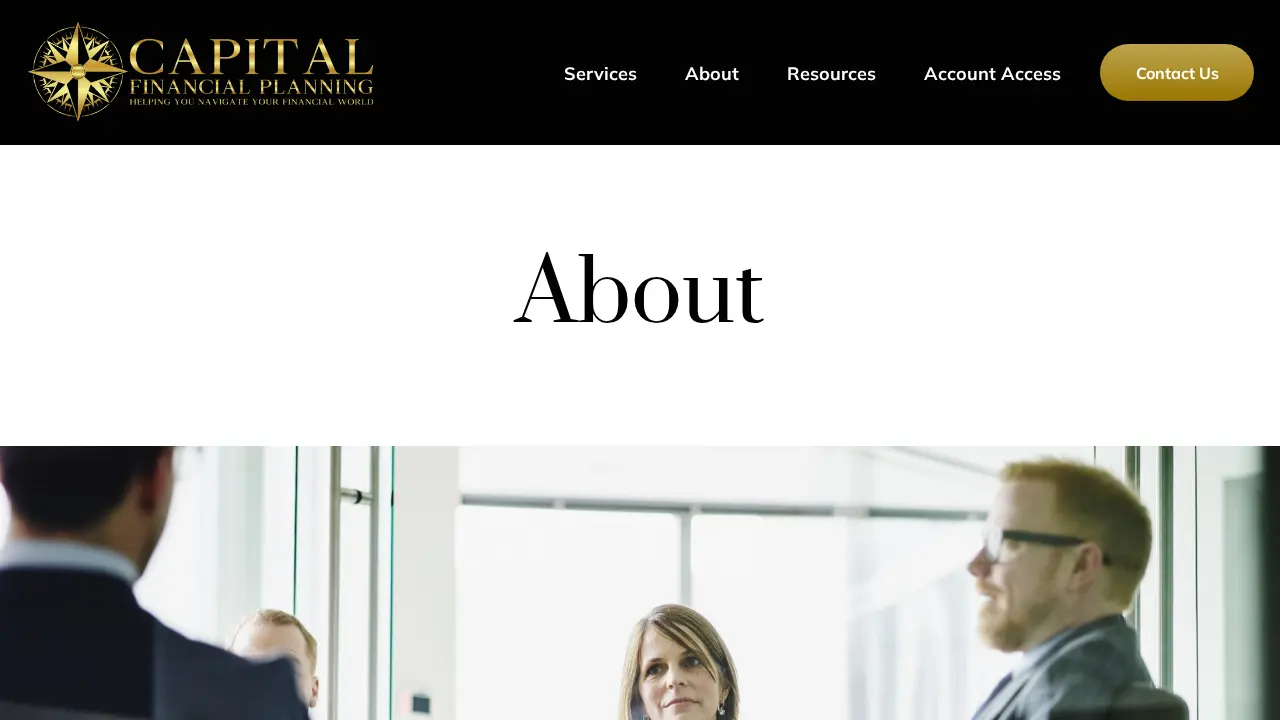 Capital Financial Planning page