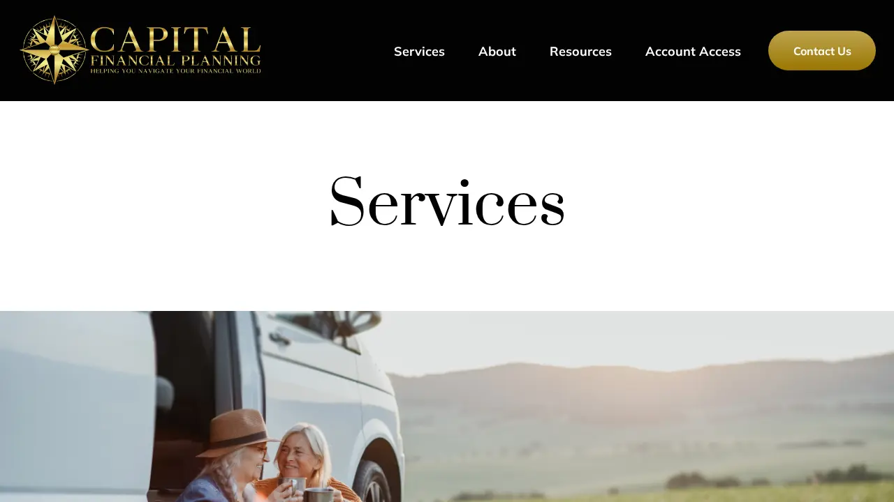 Capital Financial Planning page