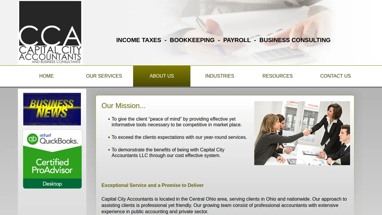 Capital City Accountants LLC page