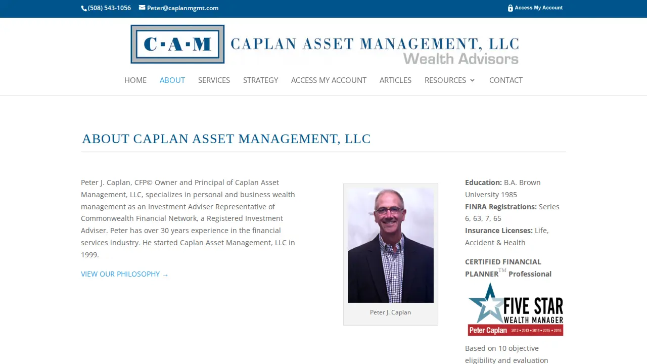 Caplan Asset Management LLC page