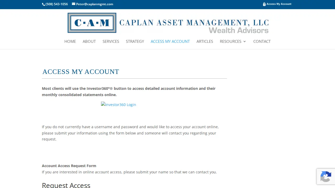 Caplan Asset Management LLC page
