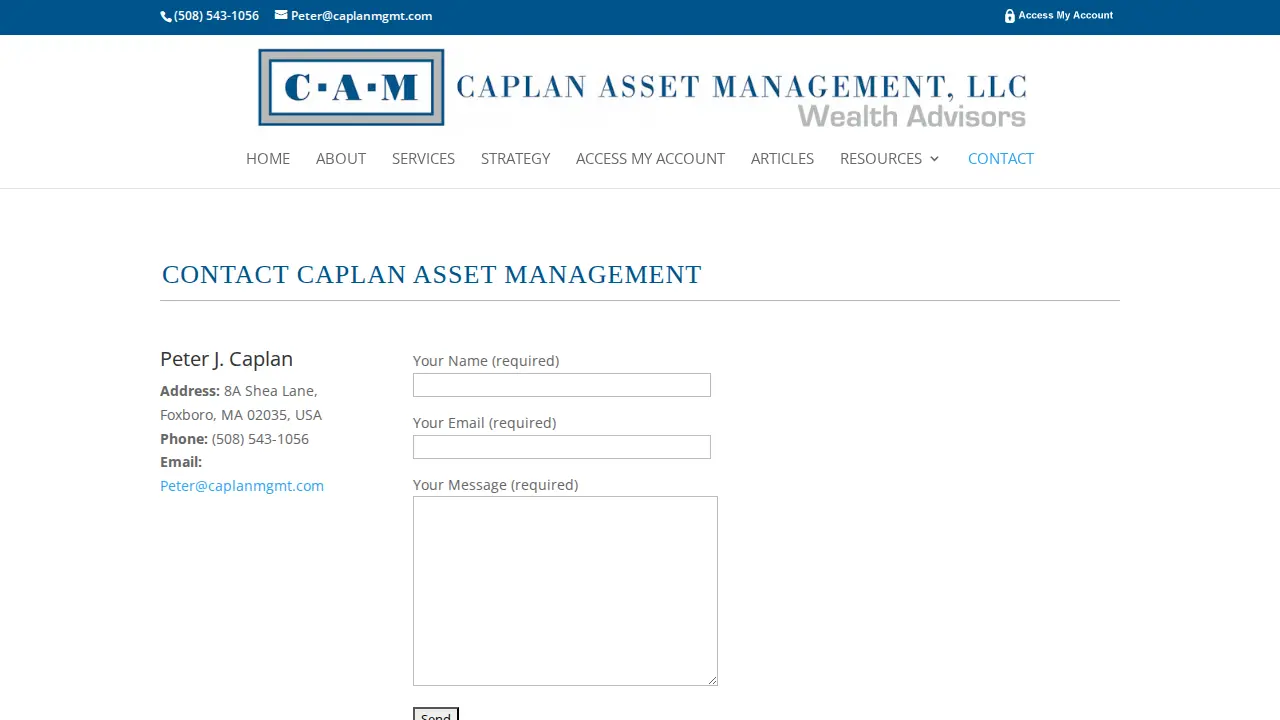 Caplan Asset Management LLC page