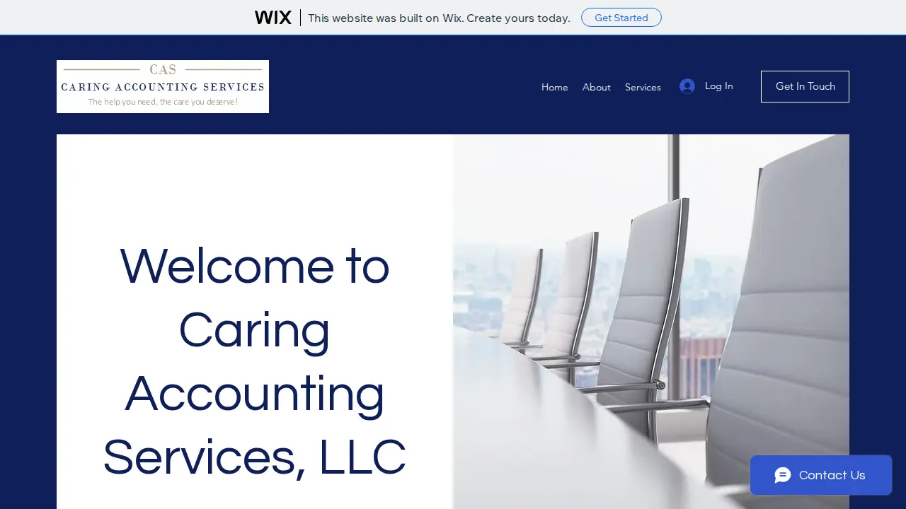 Caring Accounting Services website