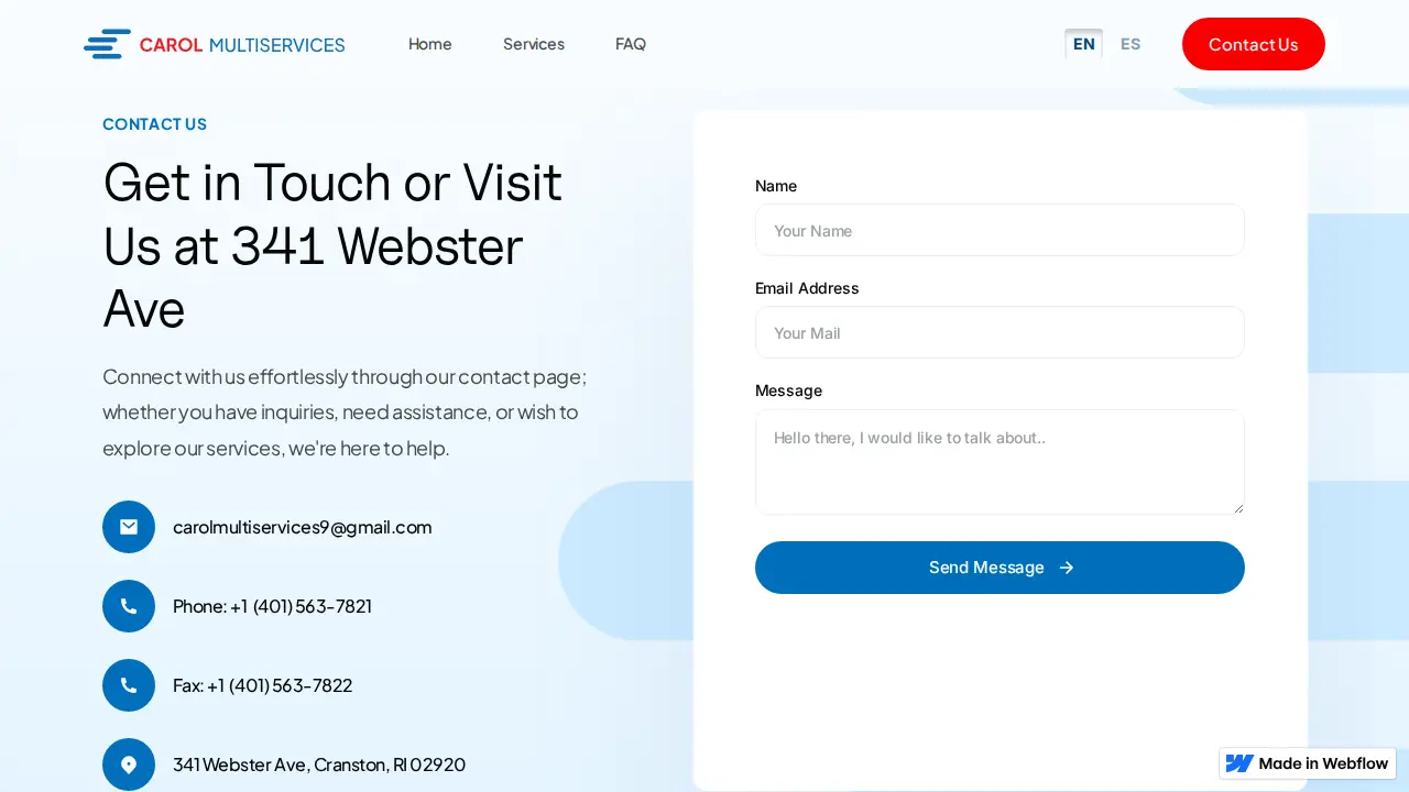 CAROL-MULTISERVICES LLC page