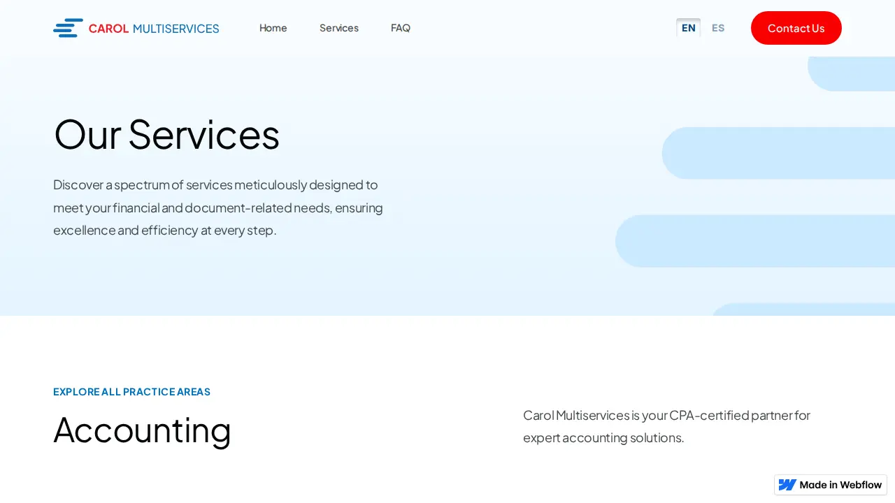 CAROL-MULTISERVICES LLC page