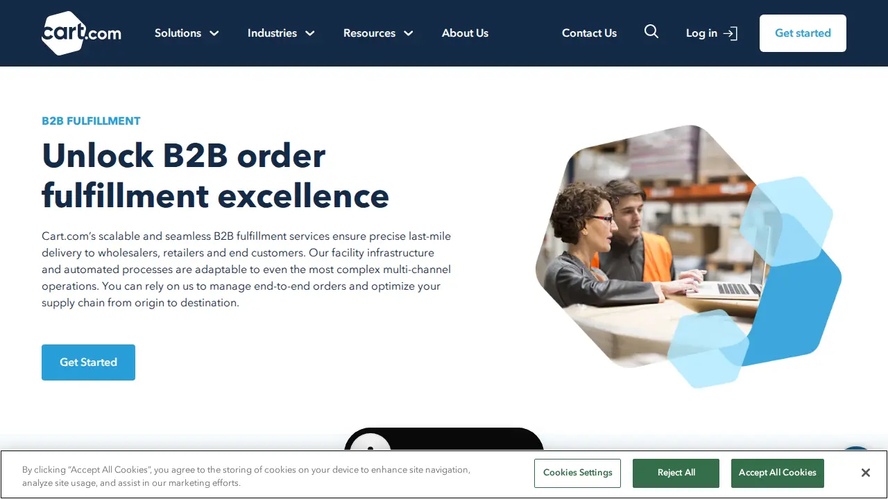 OceanX by Cart.com page