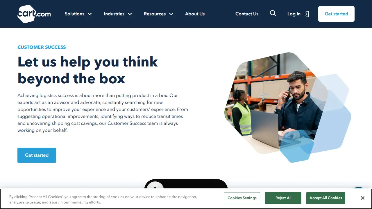 OceanX by Cart.com page