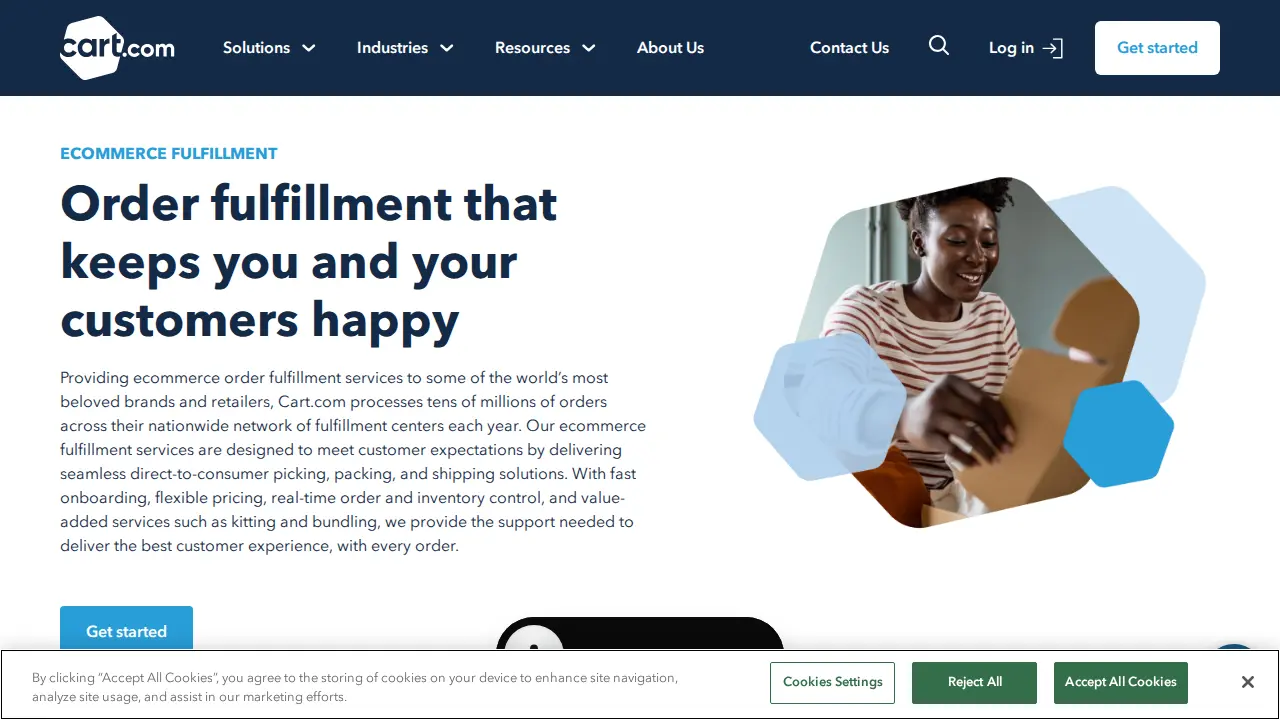 OceanX by Cart.com page
