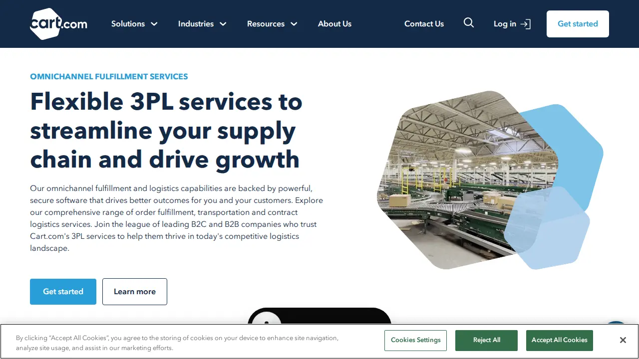 OceanX by Cart.com page