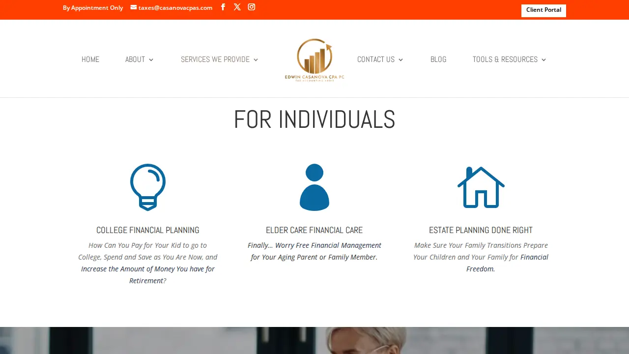 Edwin Casanova, CPA PC page