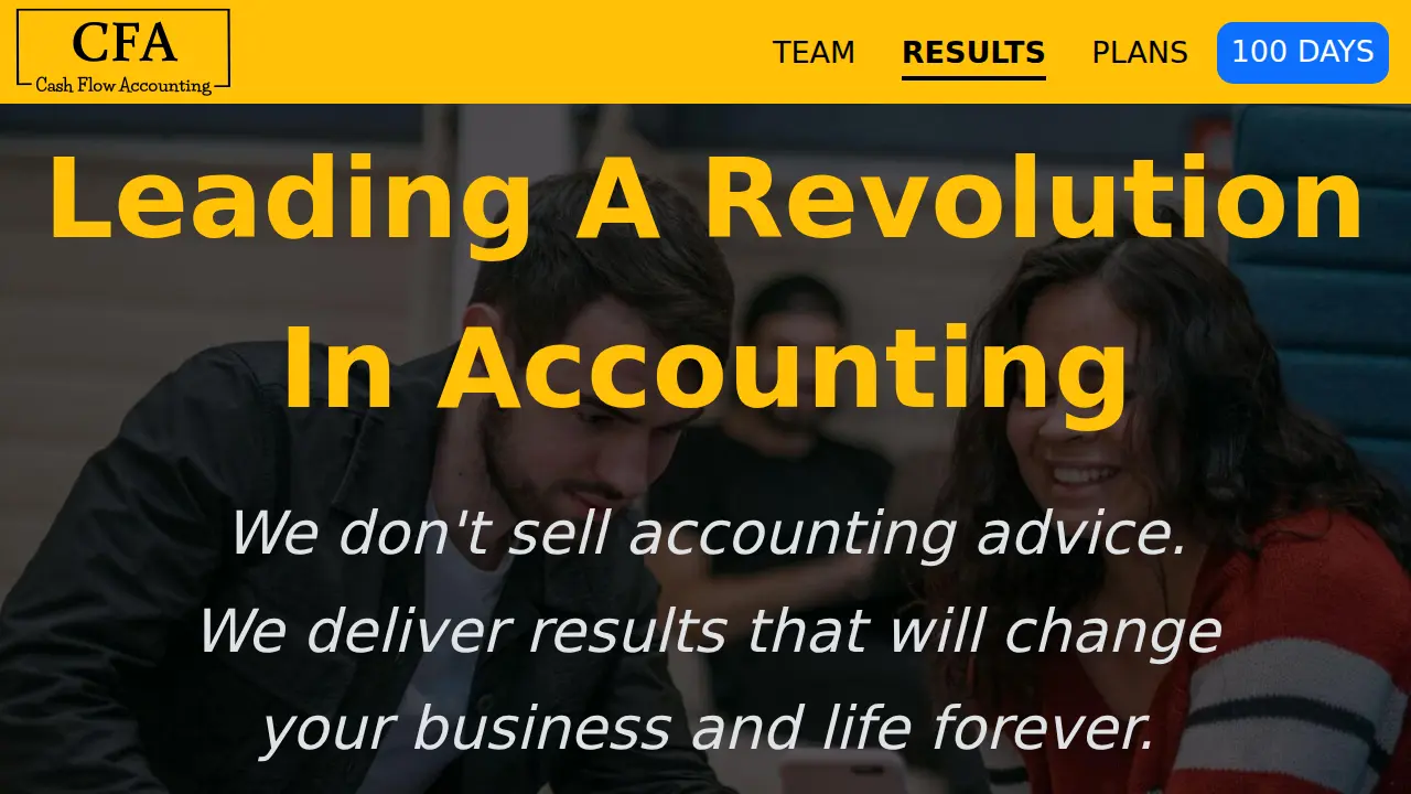 Cash Flow Accounting page
