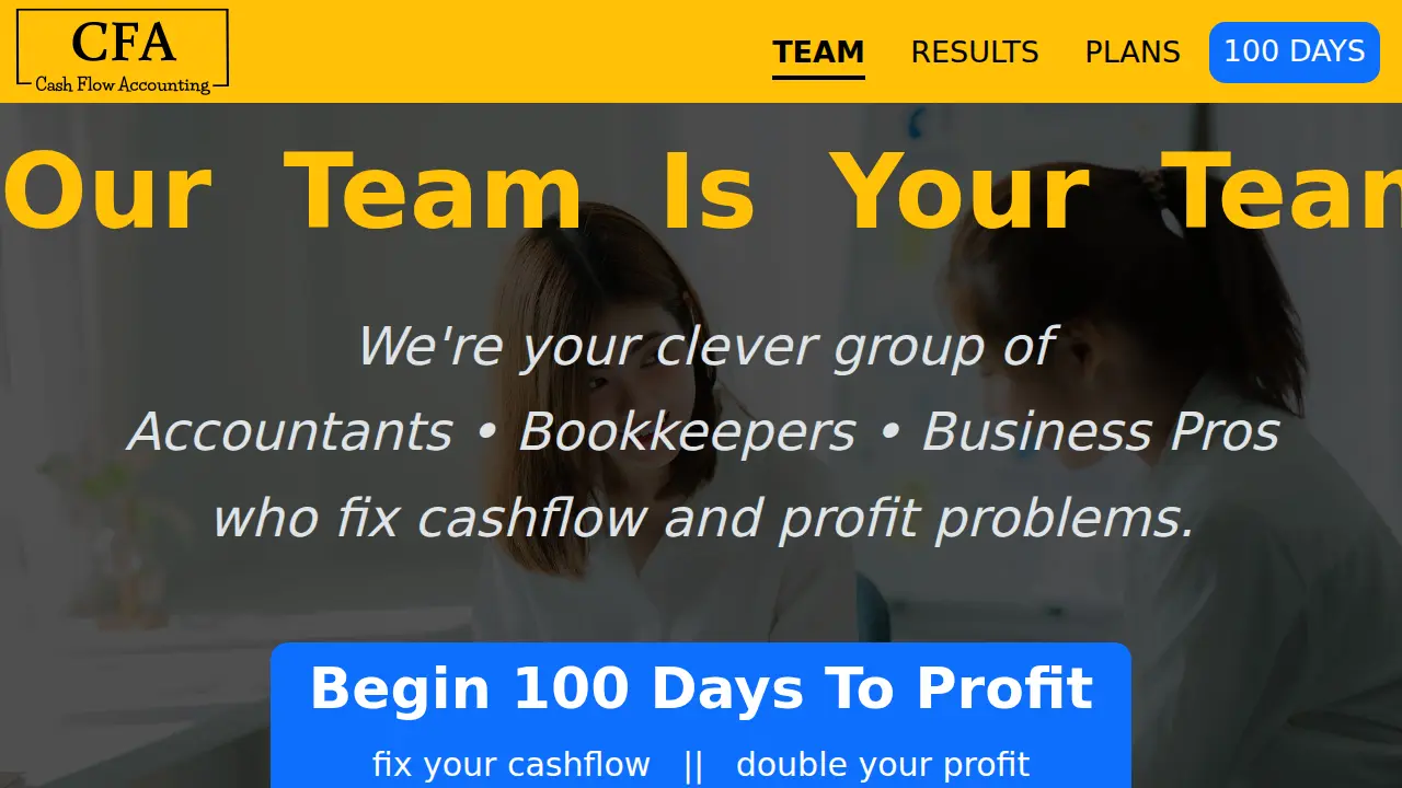 Cash Flow Accounting page