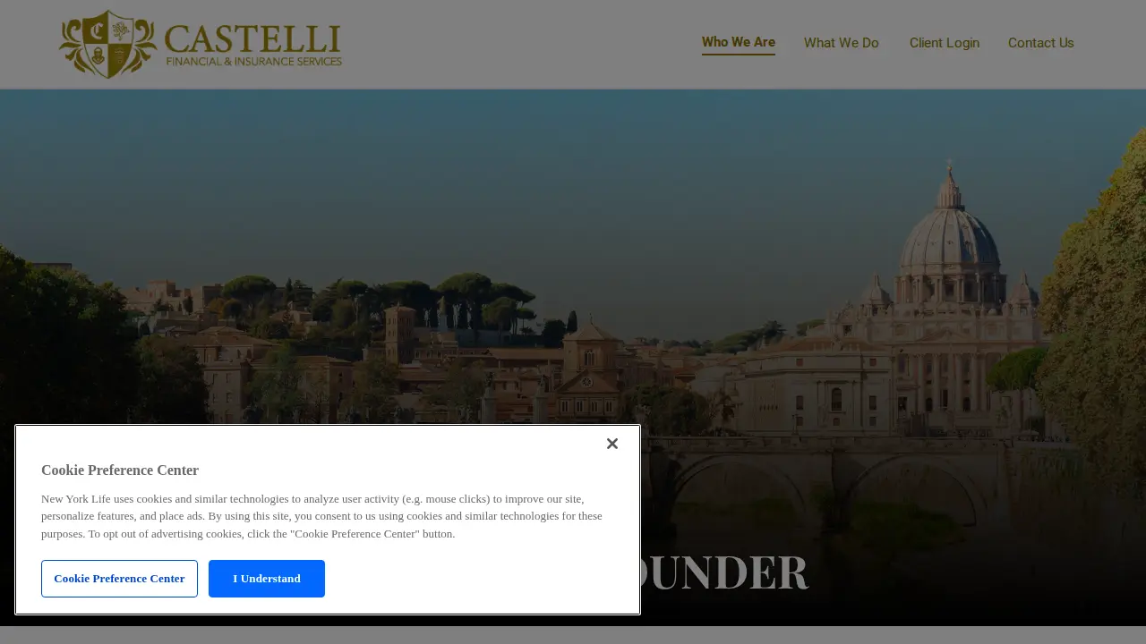 Castelli Financial page