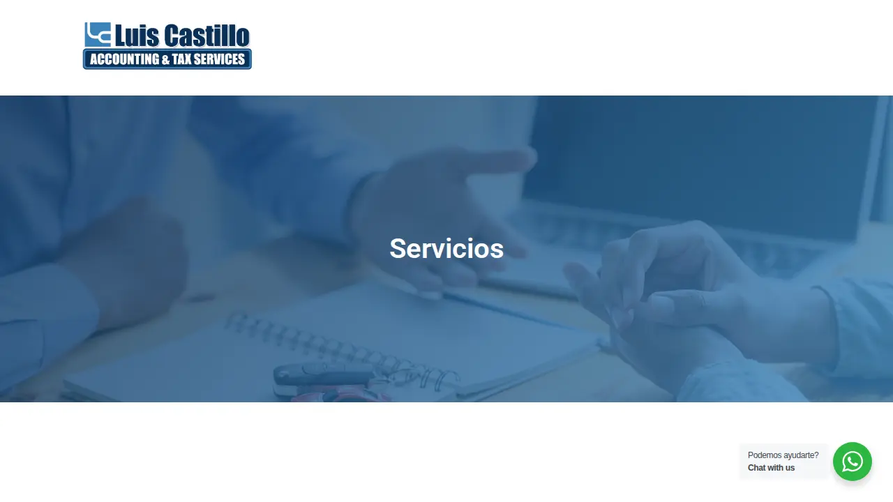 Luis Castillo Accounting & Tax Services page