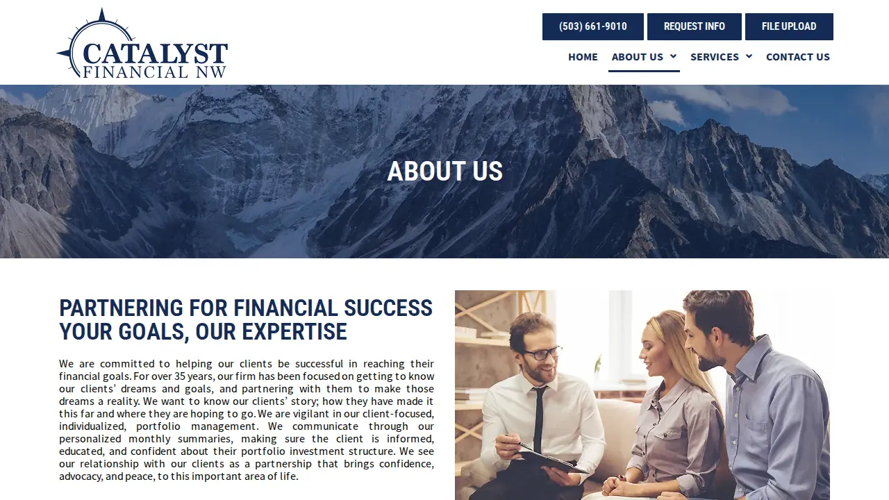 Catalyst Financial NW page